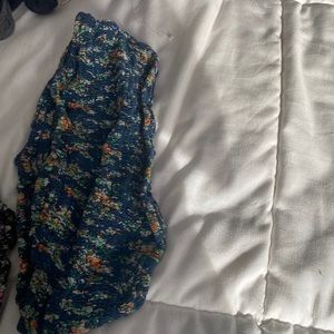 Free people smocked cotton bra cover / tube top